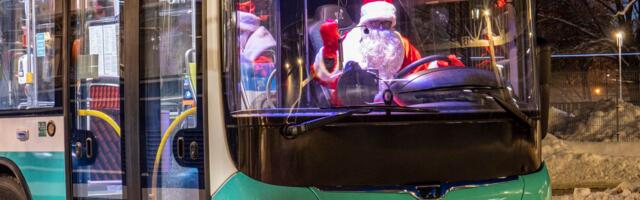 Reedel ja laupäeval sõidavad Tallinnas jõulutramm, -troll ja -buss