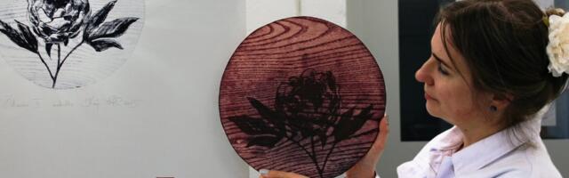 Graafik Kaija Kesa-Rebane: armastan trükipressi naginat ja paberi sahinat