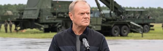 Tusk ütles, et Poola kohal lendavad Vene sõjalennukid tulistatakse edaspidi alla, ent merel on asi keerulisem