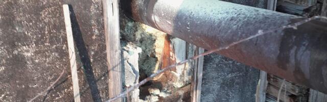 PILDID: Mulgi vallas põles saun