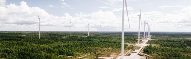 Eesti suurim tuulepark andis võrku esimese elektri