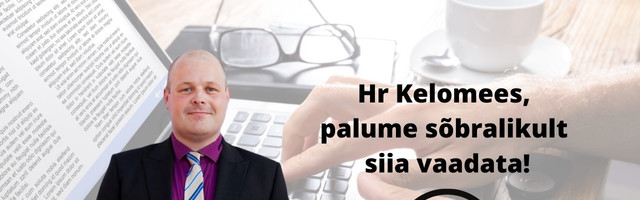 Delfi tõeminister, seltsimees Kelomees ei saa aru Telegrami ajakirja mõttest