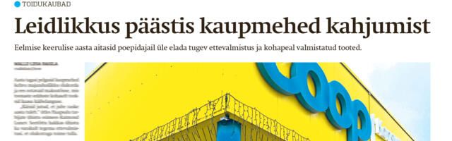 Lääne Elu paberleht teisipäeval, 27. jaanuaril