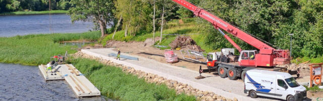 KIVIAJA KÜLAS PAIGALDATAKSE UJUVSILDA