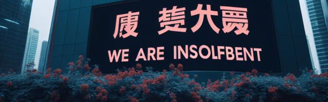 Hiina suur varahaldusfirma vabandab: oleme maksejõuetud