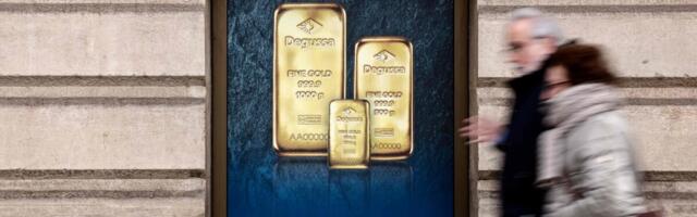 Kuld kukkus tänavuse aasta madalaimale tasemele