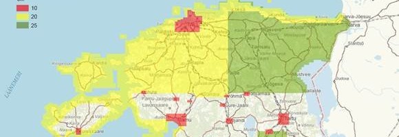 Eesti põhjapoolne ala on uute ortofotodega kaetud