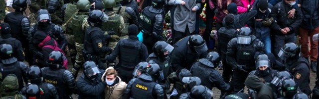 Valgevenes vahistati eilsetel meeleavaldustel üle tuhande inimese