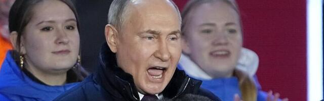 Putin tähistas Krimmi annekteerimise aastapäeva koos teiste „presidendikandidaatidega“ ja kuulas nende kiidulaulu