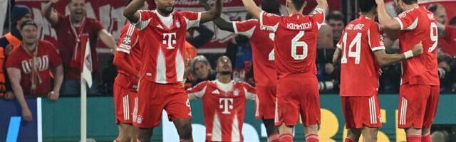 Bayern alistas mängu lõpus vähemusse jäänud Reali ja pääses poolfinaali