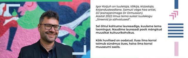 34. Kangro kirjanduspreemia laureaat on luuletaja, tõlkija, kirjastaja kirjandusteadlane Igor Kotjuh