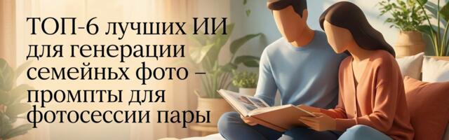 ТОП-6 лучших ИИ для генерации семейных фото — промпты для фотосессии пары