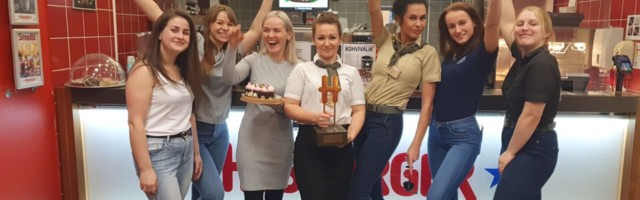 Eesti parim Hesburgeri restoran asub Kohtla-Järvel