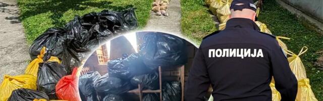 Policija mu pronašla 1350 paklica cigareta i 6,3kg duvana: Uhapšen muškarac u Zrenjaninu