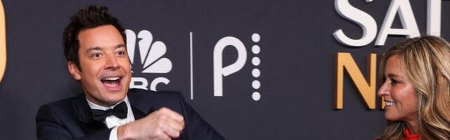 FOTOD | Jimmy Falloni soomlannast abikaasa ilmus üle pika aja avalikkuse ette