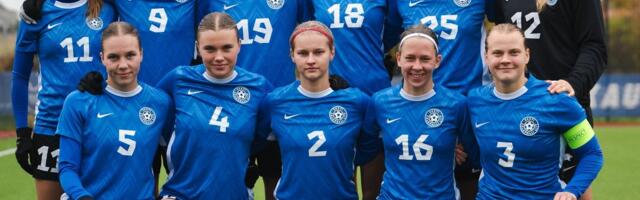 Eesti jalgpallinaiskond langes maailma edetabelis Leedu selja taha, Läti hingab kuklasse