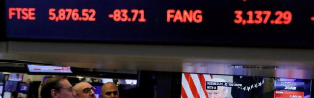 S&P 500 tabas kõigi aegade kõrgeima taseme juures seina ning taandus