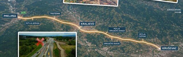 Take a look at the new section of the Morava Corridor that opens to traffic on Friday