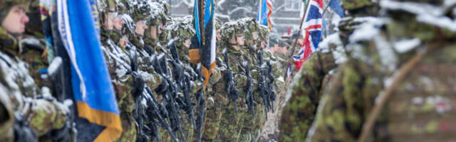 1. jalaväebrigaad tähistab relvarahu aastapäeva rivistuse ja relvanäitusega Narva linnas