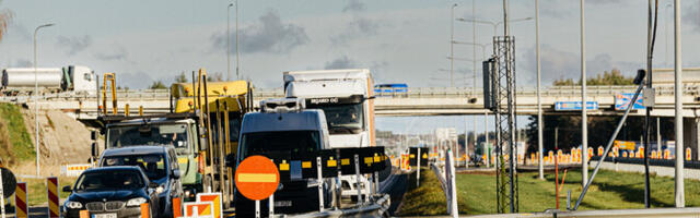 На участке окружной дороги между Юри и Канама временно демонтируют знаки