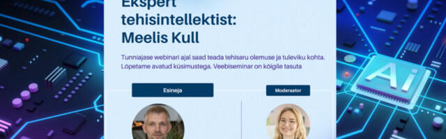 Vaata tasuta järele: Geeniuse ja Eesti tehisintellekti tippkeskuse AI-vebinar 