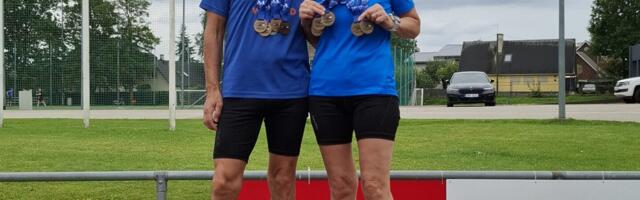 Veteransportlased tõid Eesti seenioride meistrivõistlustelt kamaluga medaleid