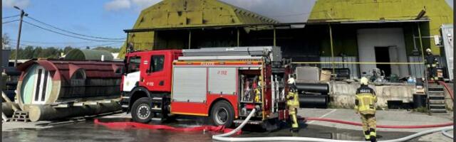 Harjumaal Lagedil põles Fertili plastitööstus