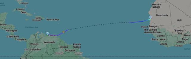 Vene transpordilennuk maandus Venetsueelas