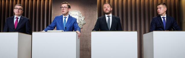 Erakondade reitingud_ valitsuskoalitsiooni toetus on madalam kui väikseima toetusega opositsioonierakonnal
