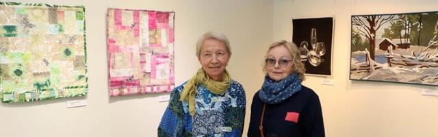 Galina Kozulina ja Natalja Kapajeva avasid ühise lapitööde näituse