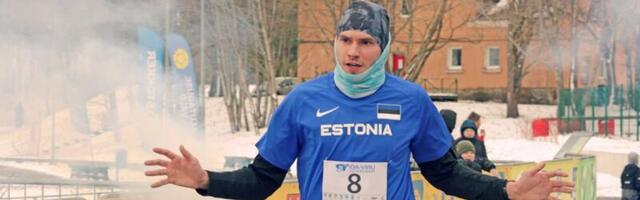 Ida-Virumaa jooksusarja lumise avaetapi Narva-Jõesuus võitis Deniss Šalkauskas