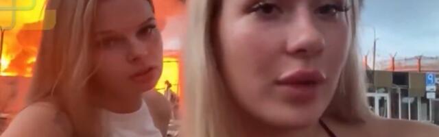 Sotšis karistati põleva naftabaasi taustal TikToki videos poseerinud tüdrukut