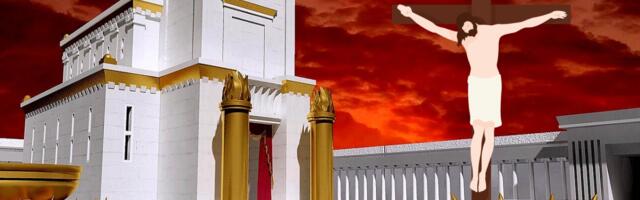 Miks kärises templi vahevaip ülalt alla kaheks?