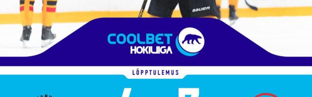 Coolbet Hokiliiga tänastes mängudes olid võidukad Tartu Välk 494 ja HC Panter