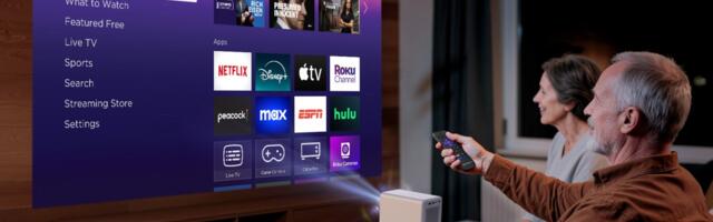 This is the first Roku TV smart projector