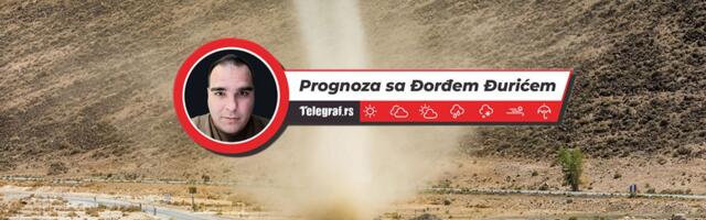 Šok snimak! Radost jača od straha: Deca uskakala u vrtlog, dok je "prašnjavi" tornado tutnjao igralištem