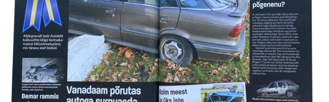 Vanast Autolehest: hullumajast pagenu maandus tanklapoes