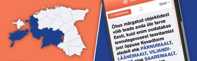 „Ole valmis!” rakendusse lisandub lennuvahenditest teavitamise funktsioon elanikkonnale kasutamiseks