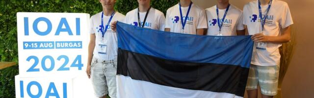 Eesti meeskond võitis rahvusvahelisel tehisintellekti olümpiaadil hõbemedali
