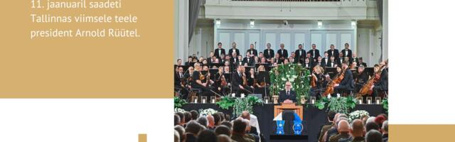 FOTOD I Vabariigi President president Arnold Rüütli ärasaatmisel: sinu rahu rahustas olukordi ja julgustas ühiskonda