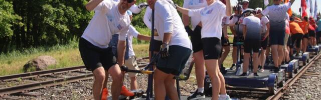 FOTOD JA VIDEO | Relsiralli - 150 kilomeetrit käterammul rongirööbastel liikumist