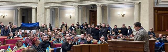 Riigikogu esimees Kiievis: Ukraina ei jää vägivalla ja ebaõigluse vastu võitlemisel üksi