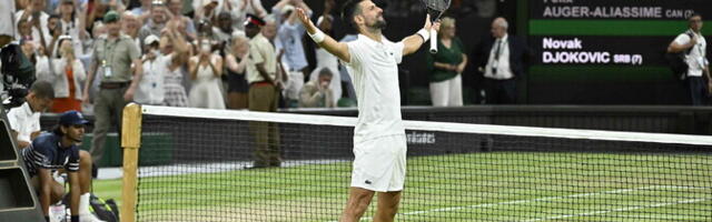 Igihaljas Djokovic võitis Wimbledoni ajaloo pikima veerandfinaali