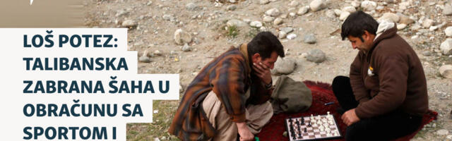 Loš potez: Talibanska zabrana šaha u obračunu sa sportom i razonodom