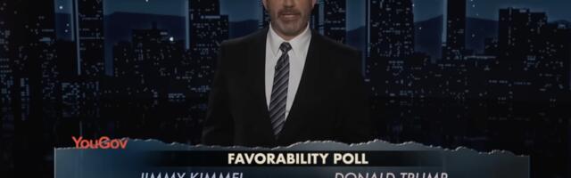 Jimmy Kimmel reacts to a poll saying hes more popular than Trump