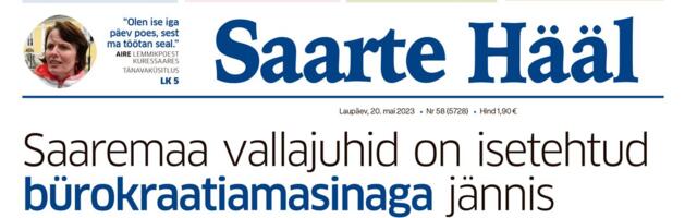 DIGILEHT ⟩ Saarte Hääl 20. mai 2023