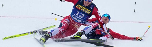 Norra suusatajal löödi Ruka MK-etapil suusakepiga nägu lõhki  