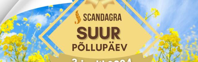Järjekorras kümnes Scandagra Suur Põllupäev toimub 3. juulil Viljandis!