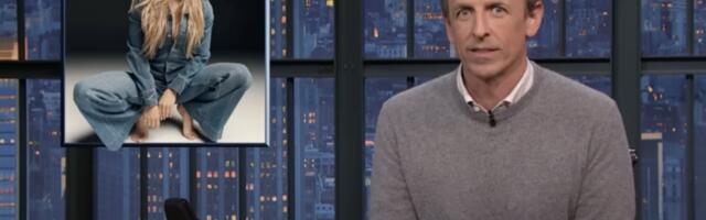 Seth Meyers responds to Trump defending Sydney Sweeneys American Eagle ad