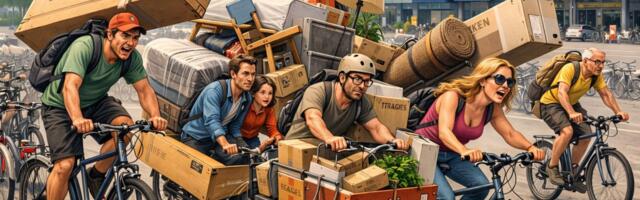 Norra: kliimaeeskirjad nõuavad, et IKEA parklas oleks 1099 kohta ratastele ja ainult 183 kohta autodele